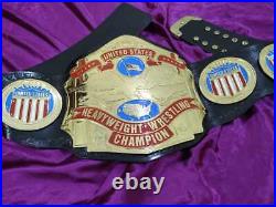 NWA United state heavyweight Championship belt adult 4mm thickness plates