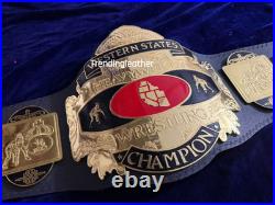 NWA WESTERN STATES CHAMPIONSHIP BELT ADULT Size Replica Zinc Plates