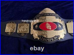 NWA WESTERN STATES CHAMPIONSHIP BELT ADULT Size Replica Zinc Plates