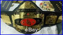 NWA Western States Heavyweight Wrestling Championship Belt Adult Size