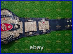 NWA Western States Heavyweight Wrestling Championship Belt Adult Size 4mm Zinc