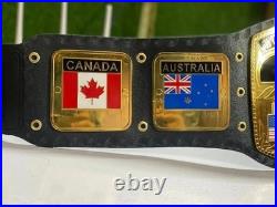 NWA World Heavyweight Championship Belt Title 2mm Metal plates
