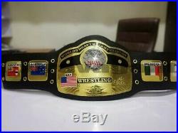 NWA World Heavyweight Championship Wrestling Replica Belt Adult Size 2mm plates