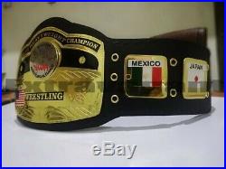 NWA World Heavyweight Championship Wrestling Replica Belt Adult Size 2mm plates