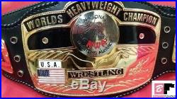 NWA World Heavyweight DOMED GLOBE Wrestling Championship Replica Belt 4MM