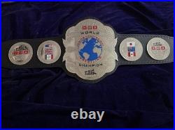 NWA World Junior Heavyweight Wrestling Championship Belt Adult size 2mm ZINC