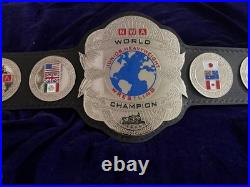 NWA World Junior Heavyweight Wrestling Championship Belt Adult size 2mm ZINC