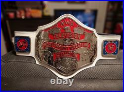 NWA World Television Championship, White Leather 4mm Zinc, Pro Wrestling NWA WCW