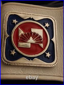 NWA World Television Championship, White Leather 4mm Zinc, Pro Wrestling NWA WCW
