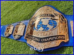 NWA World tag Team Cnc Hd 24kt Championship Title upgrade leather