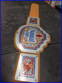 Natural Light Championship Belt Wrestling Wwe Anheiser Busch Bud Budweiser Beer