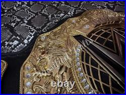 New 2023 World Heavyweight Championship Replica Title Brass Belt Adult Size 8mm