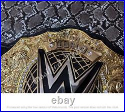 New 2023 World Heavyweight Championship Replica Title Brass Belt Adult Size 8mm