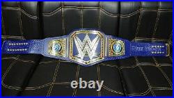 New 2mm WWE Blue Universal Championship Adult Replica Belt Brass