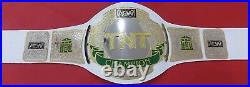New AEW TNT Championship Belt White Leather Strap Gift For Fans