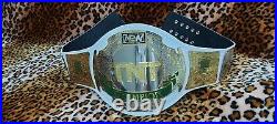 New AEW TNT Wrestling Championship Belt 2mm brass plates soft leather strap