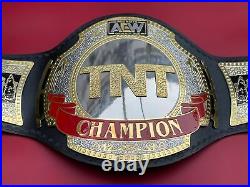 New Aew Tnt Belt Wrestling Championship Black Leather Replica Belt Free Shipping