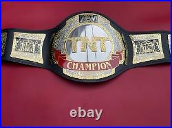 New Aew Tnt Belt Wrestling Championship Black Leather Replica Belt Free Shipping