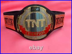 New Aew Tnt Belt Wrestling Championship Black Leather Replica Belt Free Shipping