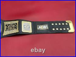 New Aew Tnt Belt Wrestling Championship Black Leather Replica Belt Free Shipping