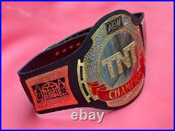 New Aew Tnt Belt Wrestling Championship Black Leather Replica Belt Free Shipping