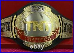 New Aew Tnt Belt Wrestling Championship Black Title 2022 Leather Replica Belt