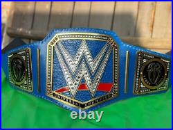 New Blue Universal Championship Belt Wrestling Replica Title 2mm Brass