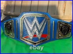 New Blue Universal Championship Belt Wrestling Replica Title 2mm Brass