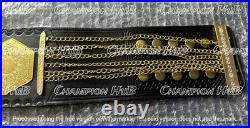 New Crown Jewel Wrestling Championship Title Belt 2MM & 4MM Brass Plated Adult