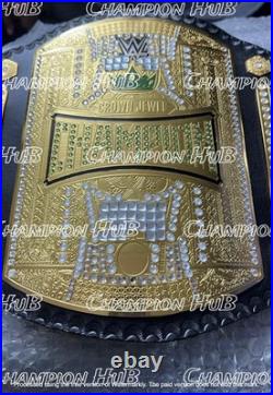 New Crown Jewel Wrestling Championship Title Belt 2MM & 4MM Brass Plated Adult