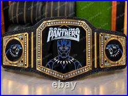New Custom Carolina Panthers Championship Belt Adult Size 2mm Brass
