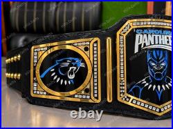 New Custom Carolina Panthers Championship Belt Adult Size 2mm Brass