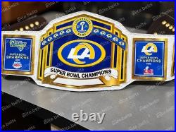 New Custom L A Ram Championship Belt Title Adult size 2mm Brass