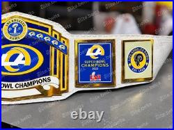 New Custom L A Ram Championship Belt Title Adult size 2mm Brass