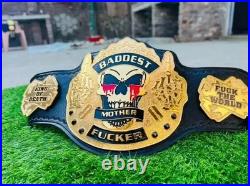 New Custom Made Baddest Championship Belt Adult Size 2mm Brass