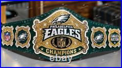 New Custom Philadelphia Eagles Championship Title Belt Adult Size 2MM Brass