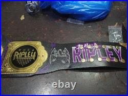 New Custom Rhea Ripley World Replica Championship Wrestling Belt 2mm Brass