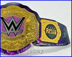 New Custom Rhea Ripley World Replica Championship Wrestling Belt 2mm Brass