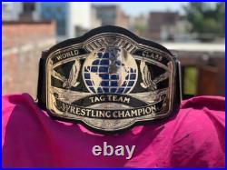 New Customized Tag Team World Heavyweight Championship Wrestling Belt 2mm Brass New Customized Tag Team World Heavyweight Championship Wrestling Belt 2mm Brass