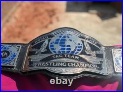 New Customized Tag Team World Heavyweight Championship Wrestling Belt 2mm Brass New Customized Tag Team World Heavyweight Championship Wrestling Belt 2mm Brass