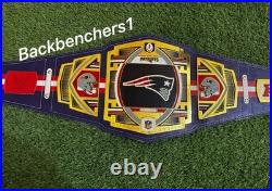 New England Patriots Championship Legacy Title Belt Adult's Size 2MM Brass