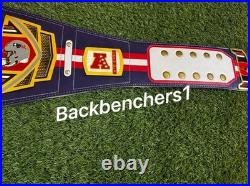 New England Patriots Championship Legacy Title Belt Adult's Size 2MM Brass