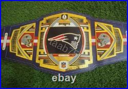 New England Patriots Legacy Titles Championship Belt Brass Adult Size 2mm