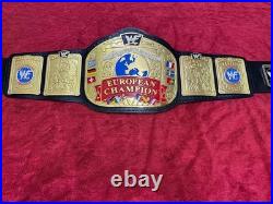 New European Championship Belt IN 4MM Zinc European Championship Wwf title Belt