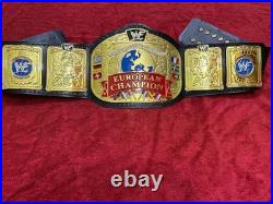New European Championship Belt IN 4MM Zinc European Championship Wwf title Belt