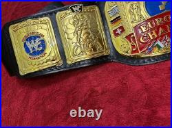 New European Championship Belt IN 4MM Zinc European Championship Wwf title Belt