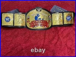 New European Championship Belt IN 4MM Zinc European Championship Wwf title Belt