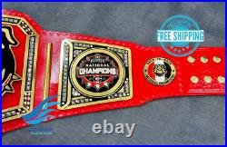 New GEORGIA BULLDOG NATIONAL CHAMPIONSHIP BELT Adult size 2mm Brass Plate Red
