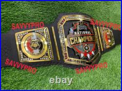 New GEORGIA BULLDOG NATIONAL CHAMPIONSHIP BELT Adult size 2mm Brass Plates