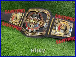 New GEORGIA BULLDOG NATIONAL CHAMPIONSHIP BELT Adult size 2mm Brass Plates